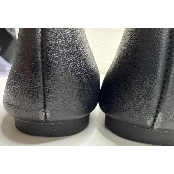 Empress Women's Black Leather Mary Jane Flats Size 39 Missing insoles - Picture 9 of 11